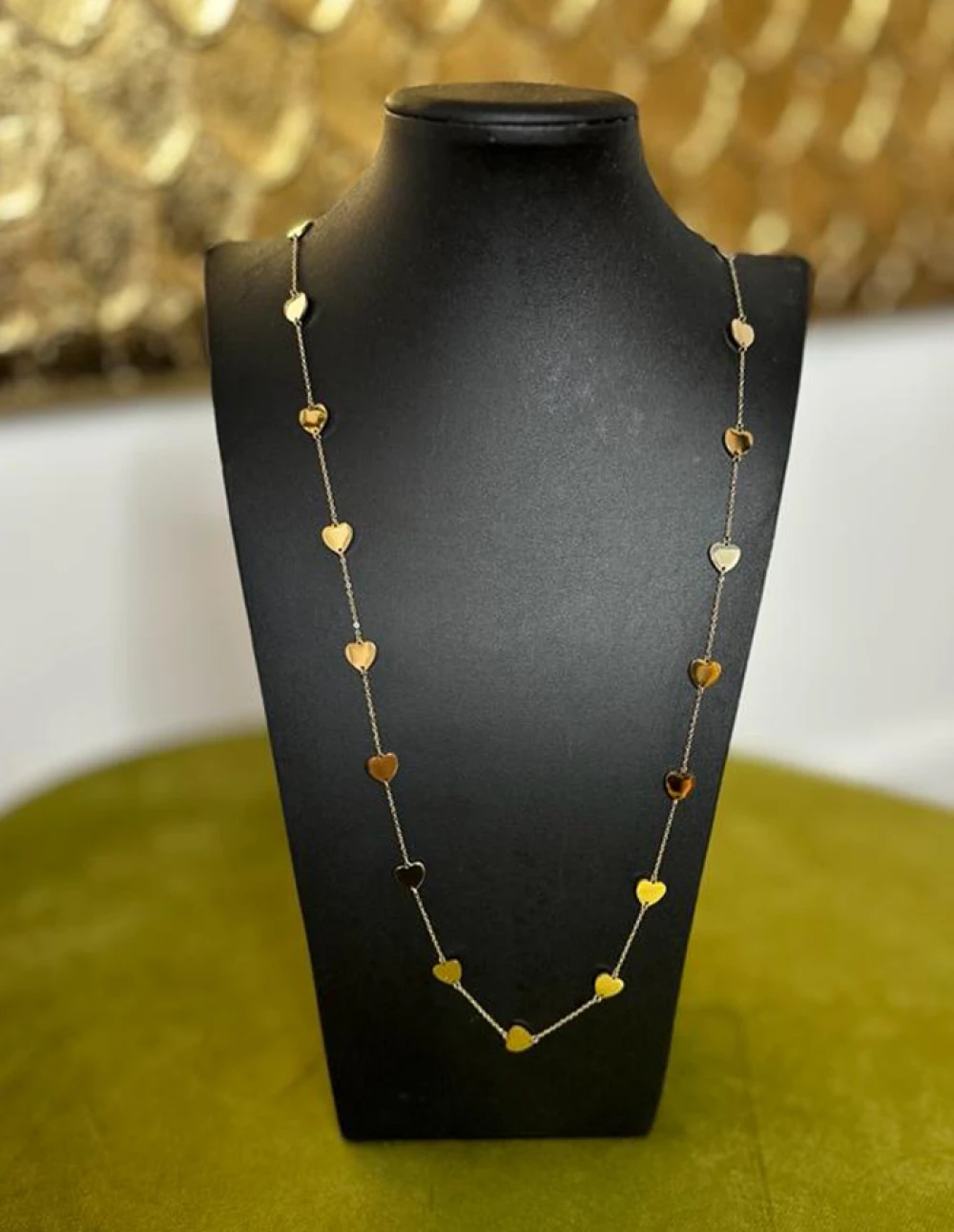 Ketting Kleine Hartjes Goud