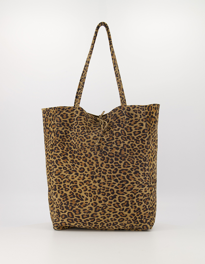 Tas Mia Suède Leopard