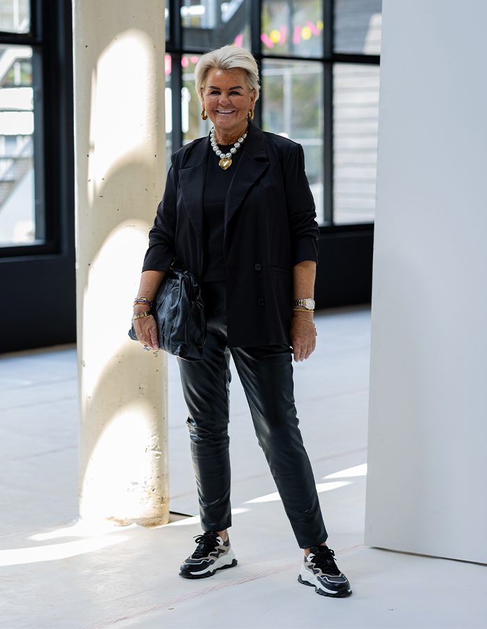 Broek Chica's Met Koordje Zwart 