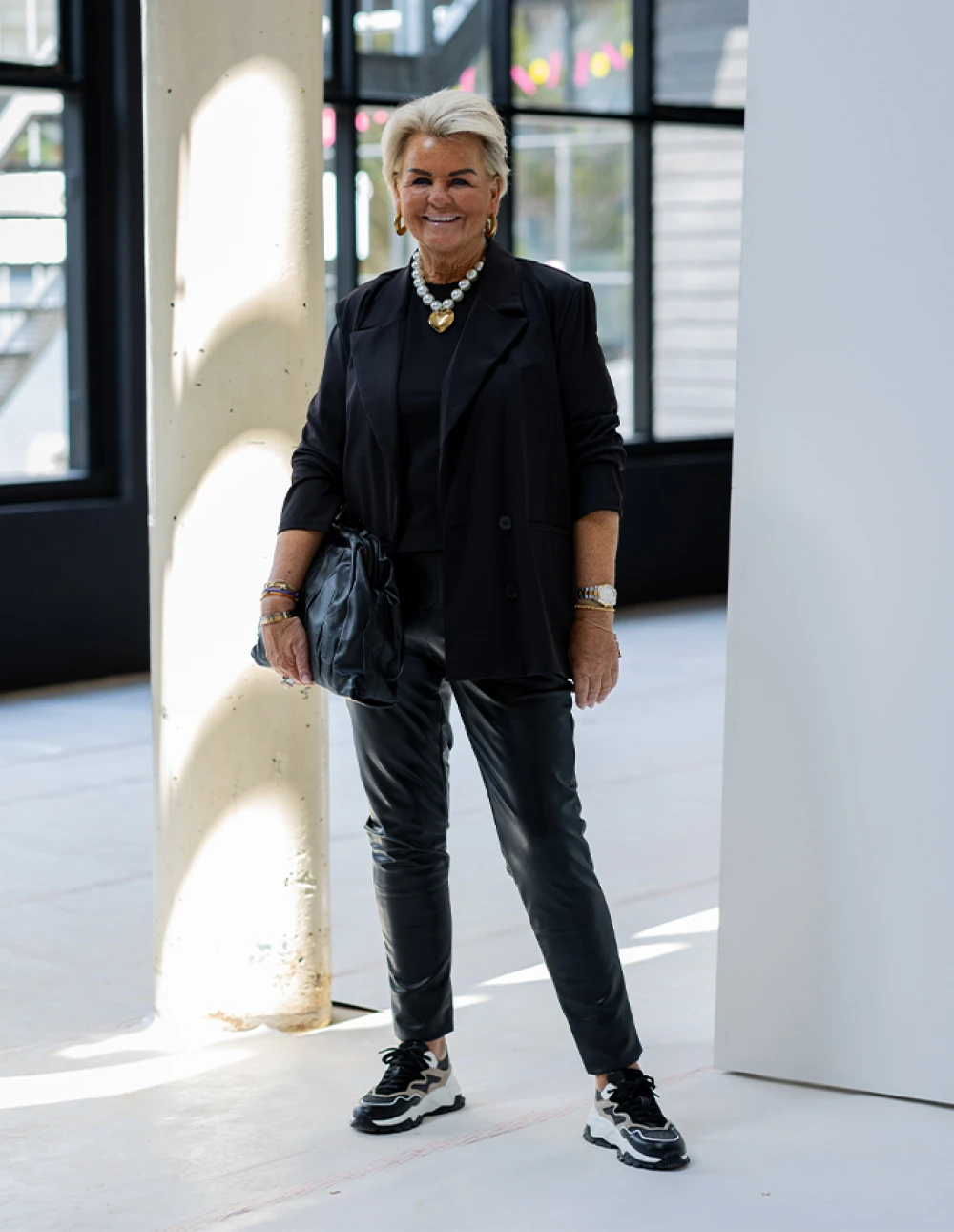 Broek Chica's Met Koordje Zwart 
