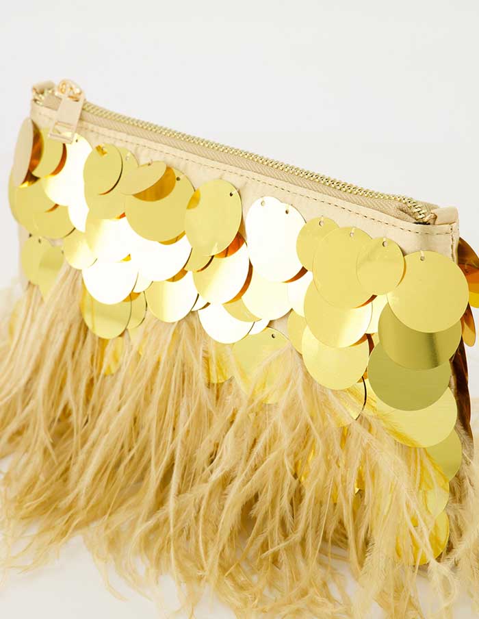 Clutch Adele Goud