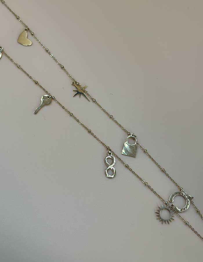 Ketting Bedels Goud