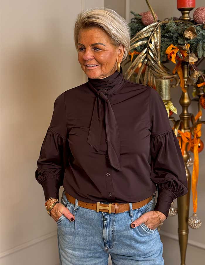 Blouse Elly A-93170 Bruin