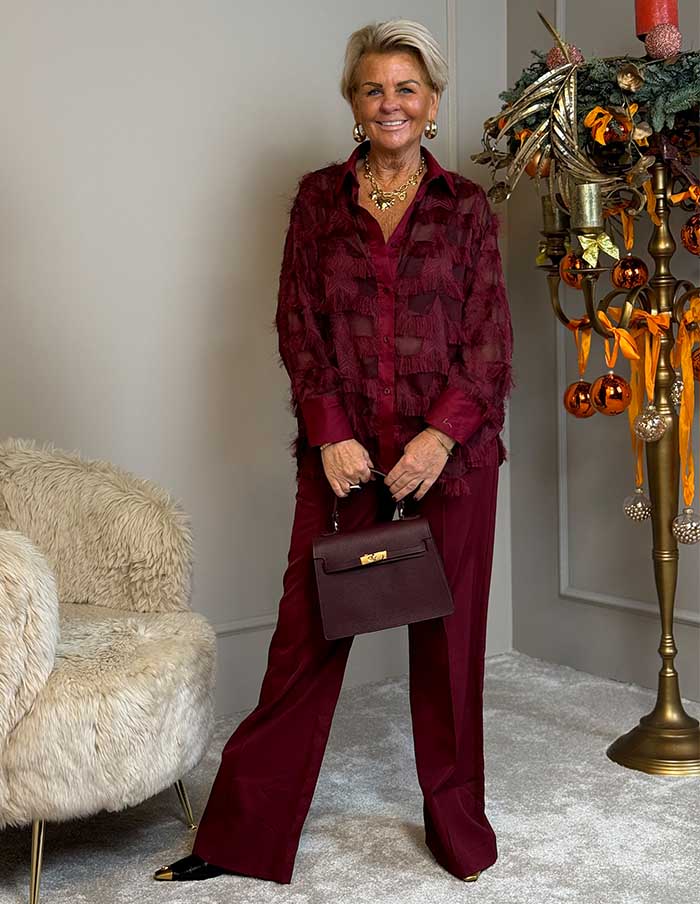 Pantalon Sem H3749 Bordeaux