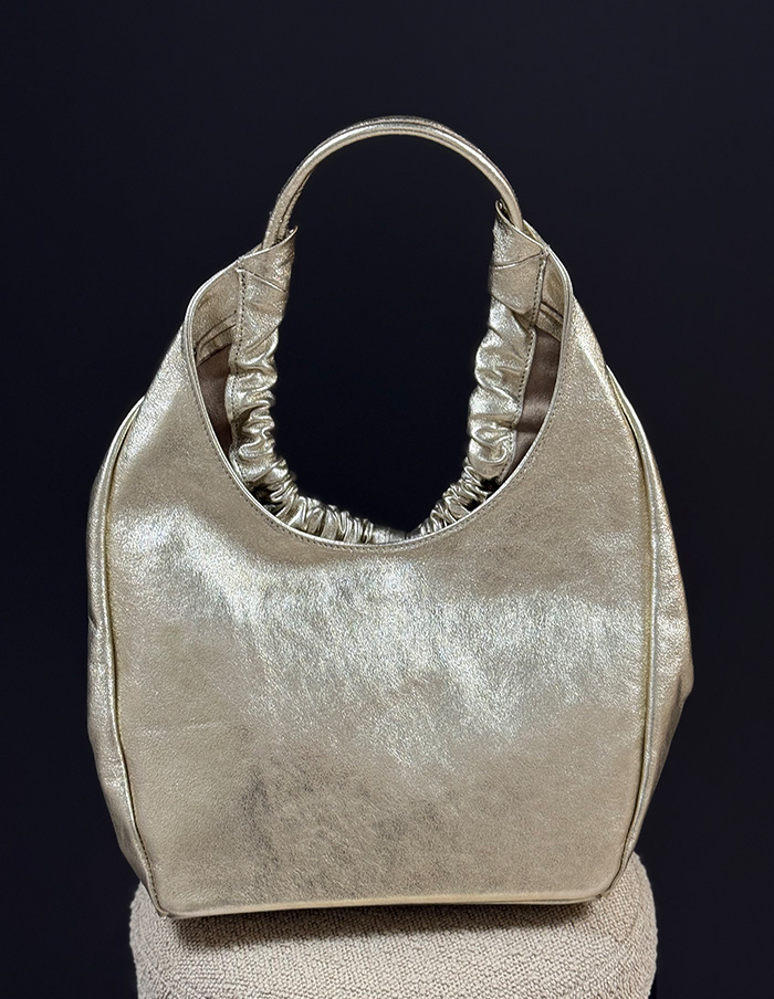 Tas Leonora Sauvage Metallic Goud
