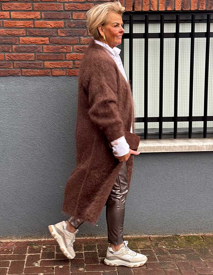 Vest Unique Long 22313 Choco
