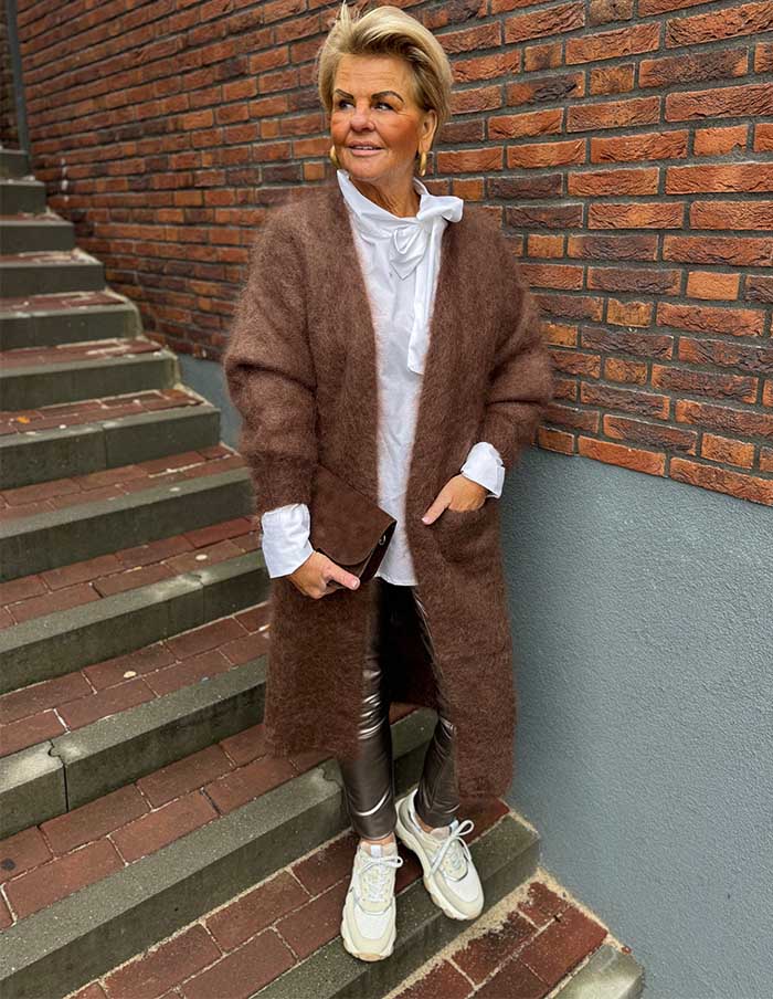 Vest Unique Long 22313 Choco