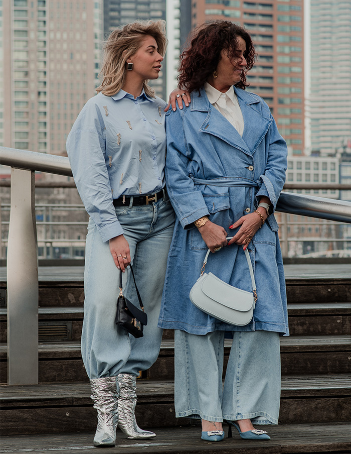 Trenchcoat Laurie YH1019 Denim