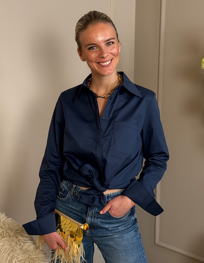 Blouse JD Donkerblauw 473