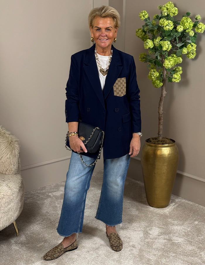 Blazer Love Brand A-9850 Donkerblauw