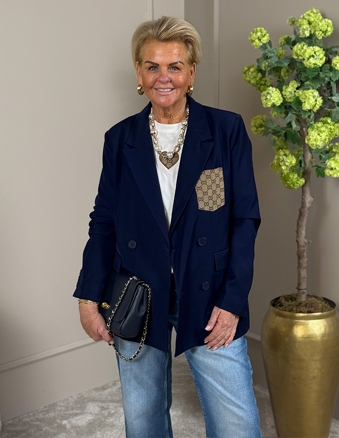 Blazer Love Brand A-9850 Donkerblauw