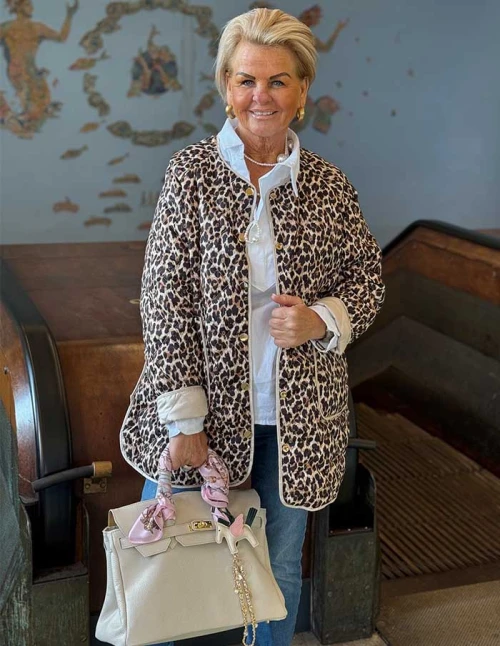 Jasje Reversible 2405 Leopard Beige 