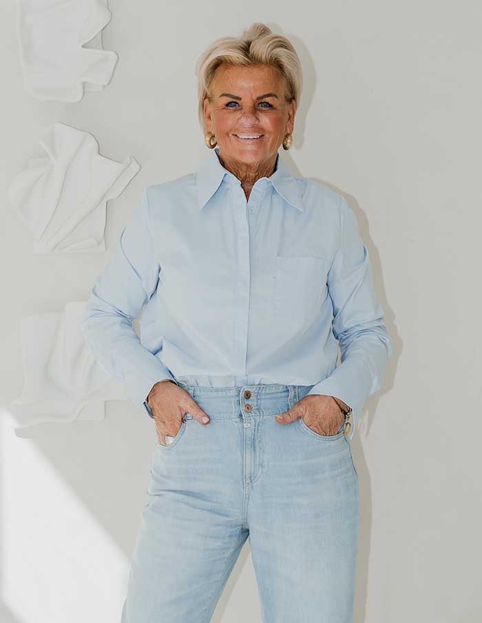 Blouse JD 473 Lichtblauw