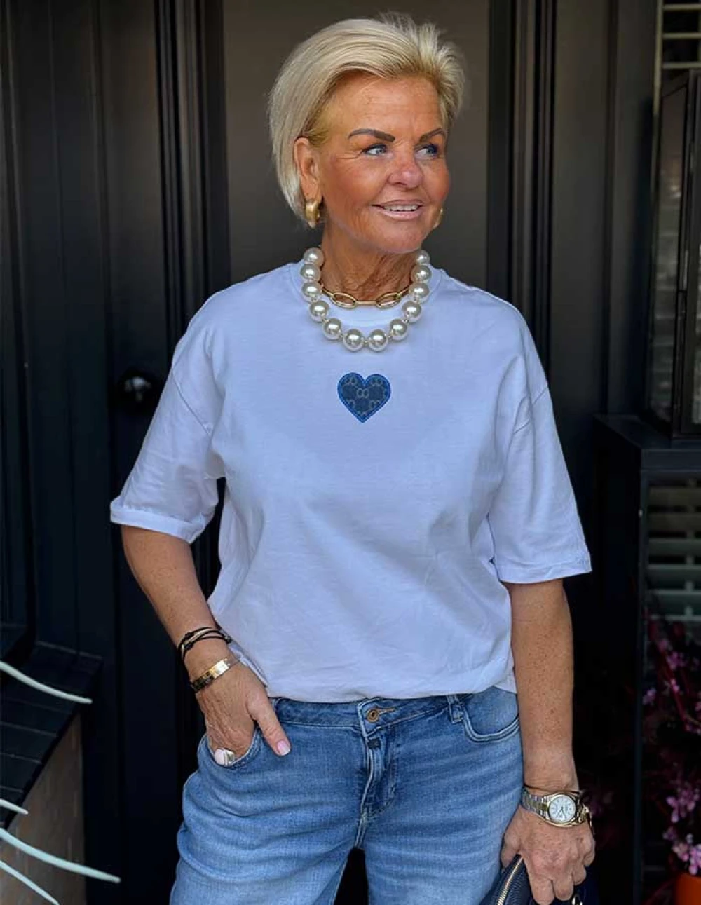 T-Shirt Love Brand A-9132 Blauw
