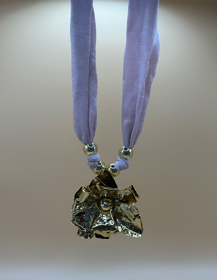 Ketting Flower Charm Roze