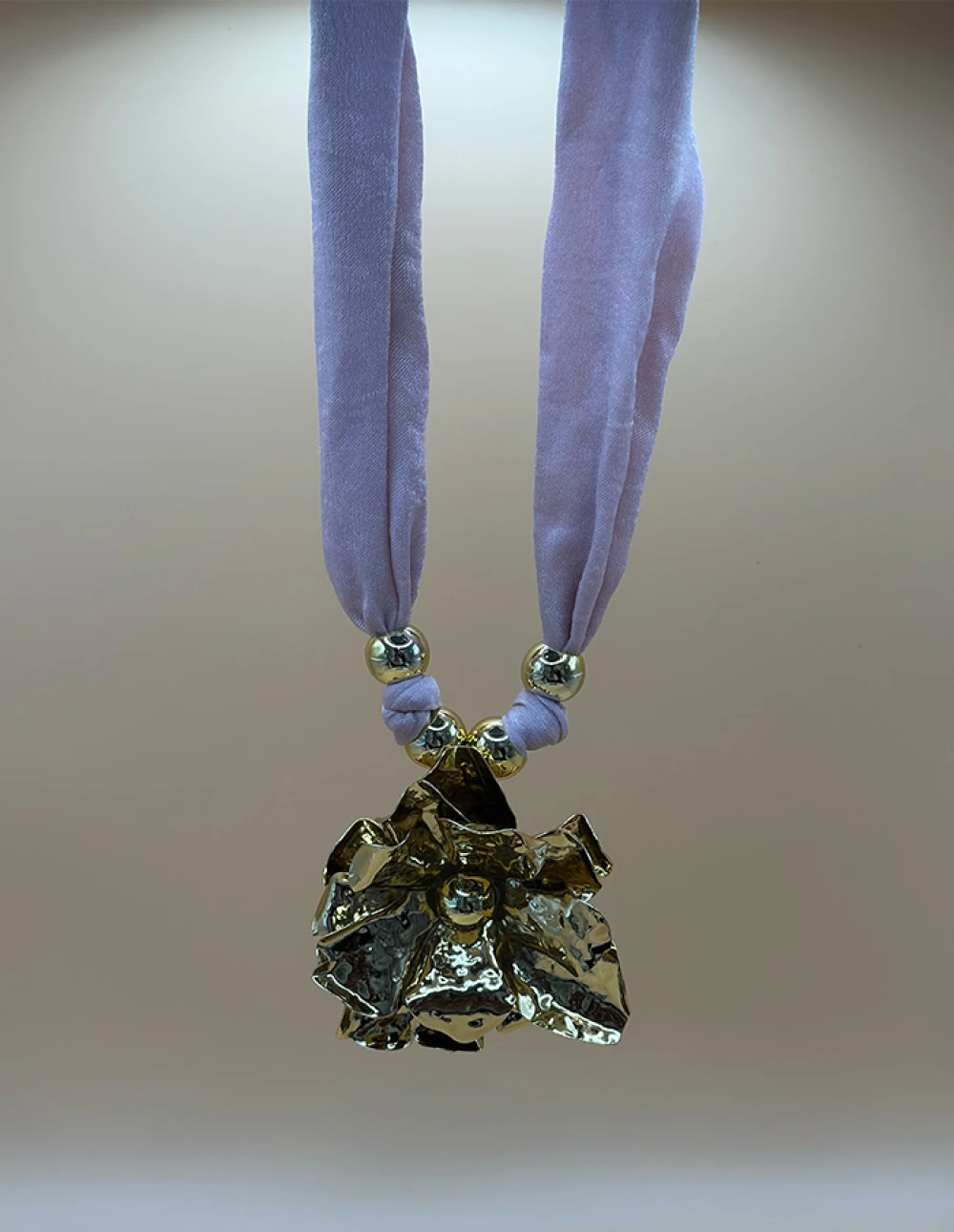 Ketting Flower Charm Roze 