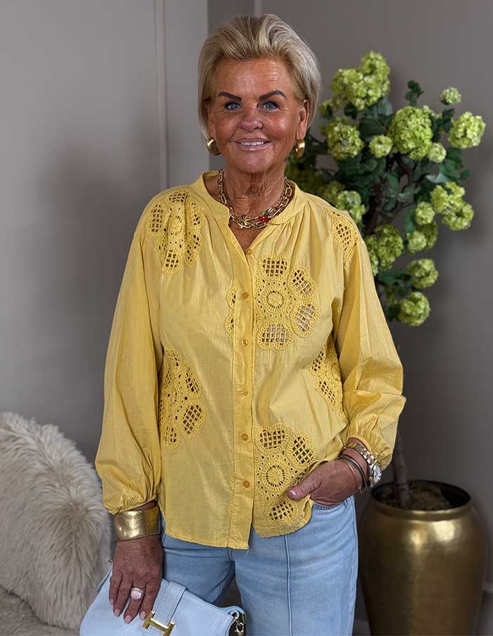 Blouse Suki 58108 Geel