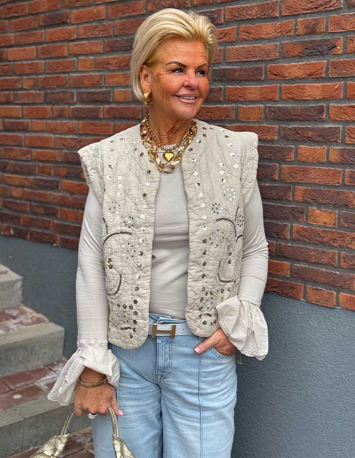 Gilet Bao 0278 Beige