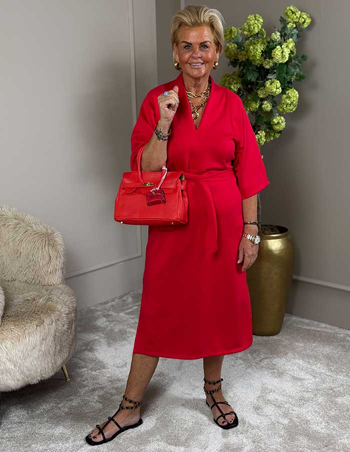 Jurk Joggy 8511 Rood