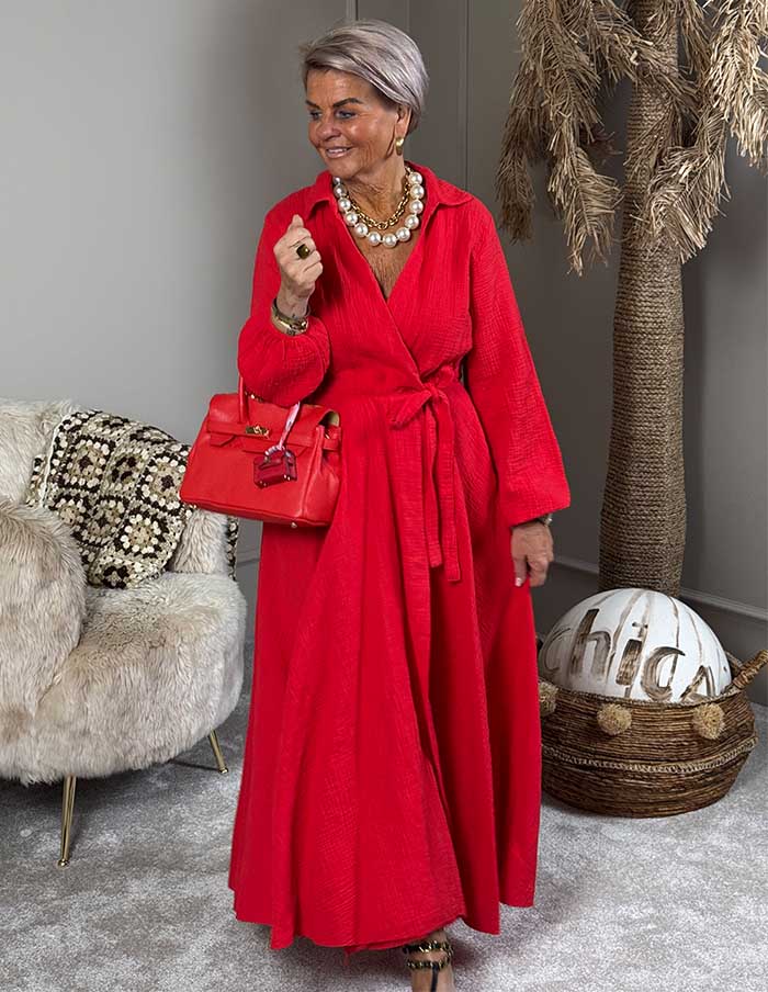 Jurk Madrid 1496 Rood