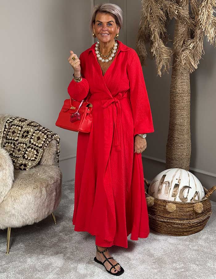 Jurk Madrid 1496 Rood