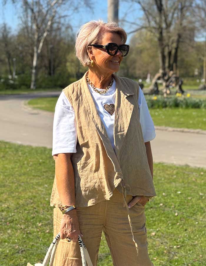 Gilet Le Lin 31241 Camel