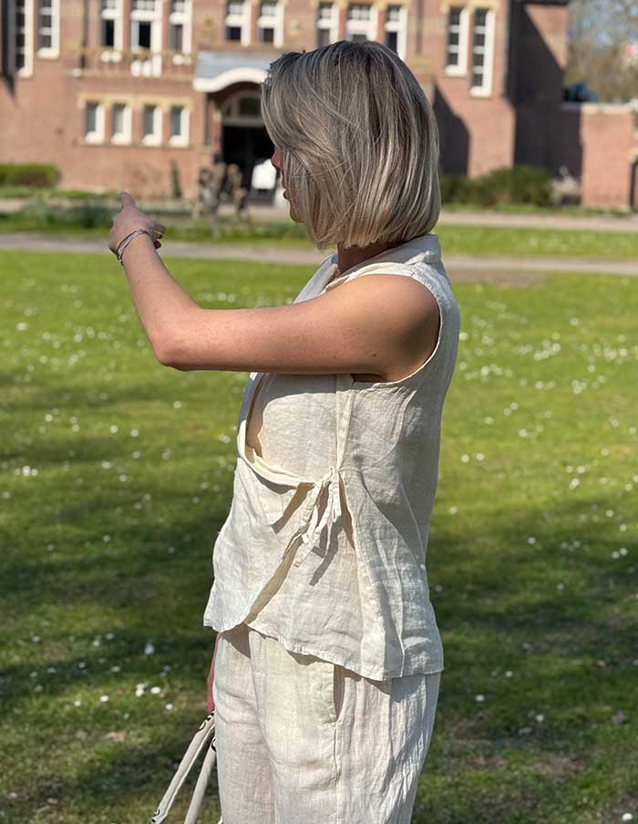 Broek Short Le Lin 06053 Roomwit