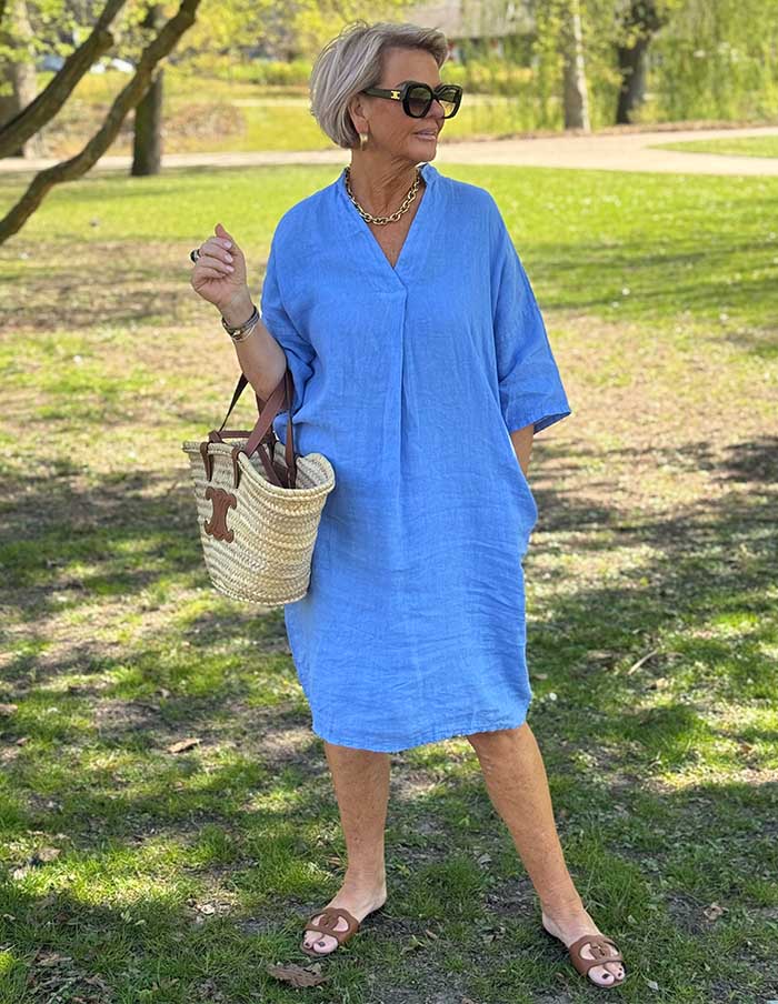 Jurk Le Lin 31831 Lavendelblauw