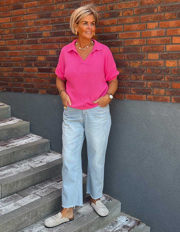 Top Polo Fuchsia