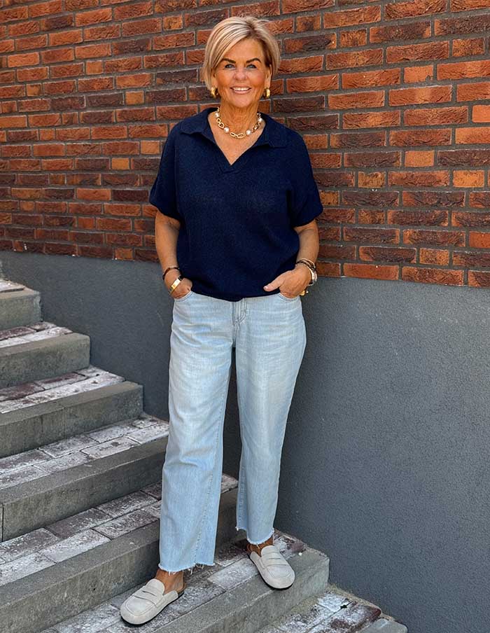 Top Polo Donkerblauw