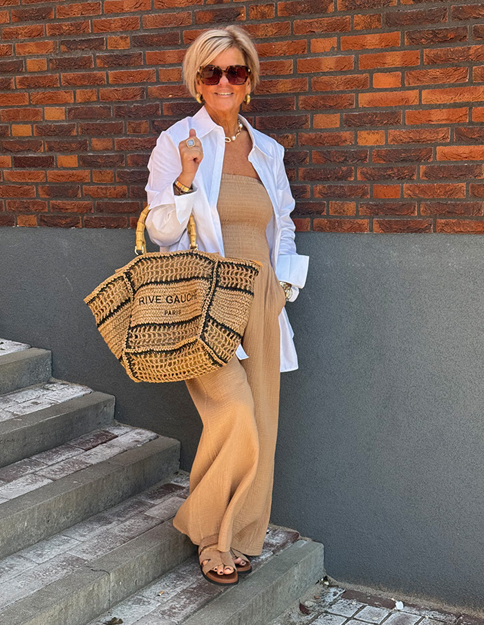 Jumpsuit Summer 22933 Camel