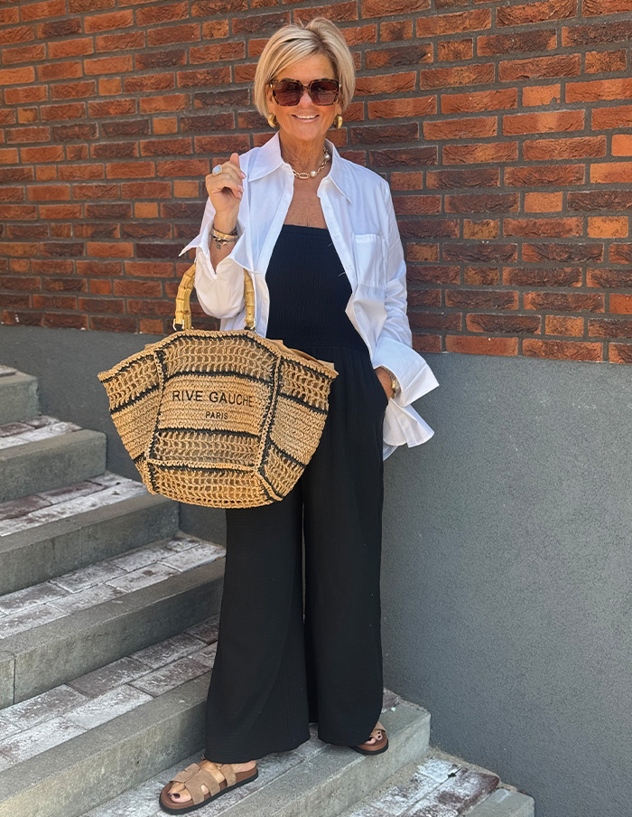 Jumpsuit Summer 22933 Zwart