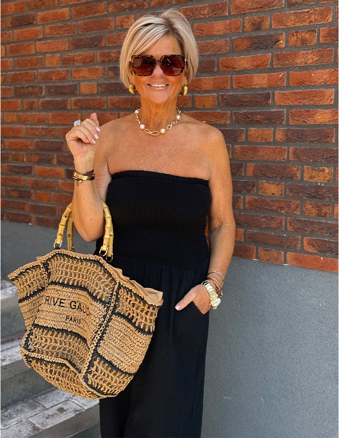Jumpsuit Summer 22933 Zwart