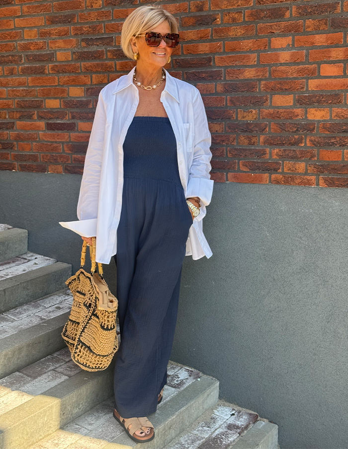 Jumpsuit Summer 22933 Donkerblauw