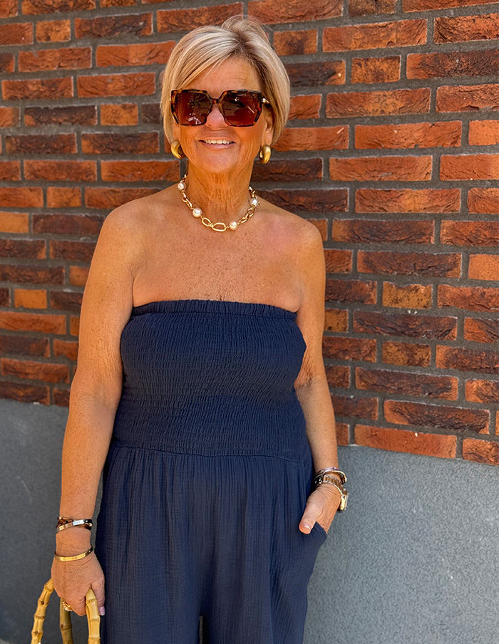 Jumpsuit Summer 22933 Donkerblauw