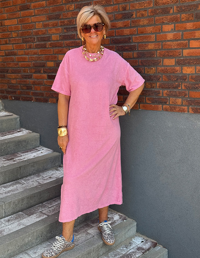 Jurk Sunset Lounge 5141 Roze