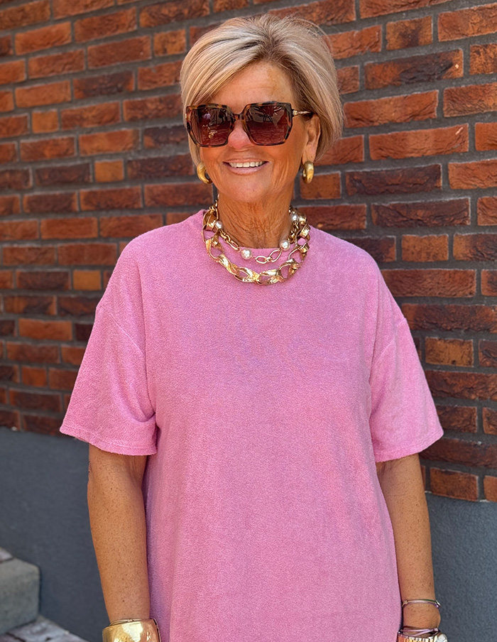 Jurk Sunset Lounge 5141 Roze