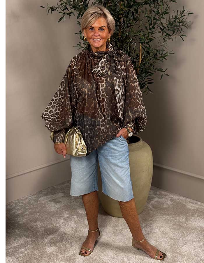 Blouse Velours Féroce 6873 Leopard