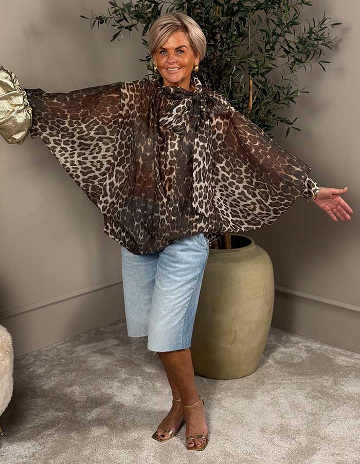 Blouse Velours Féroce 6873 Leopard