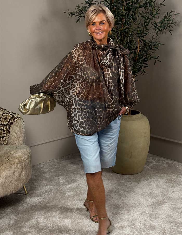 Blouse Velours Féroce 6873 Leopard