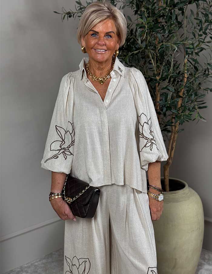 Set Flora Filée 4861 Beige