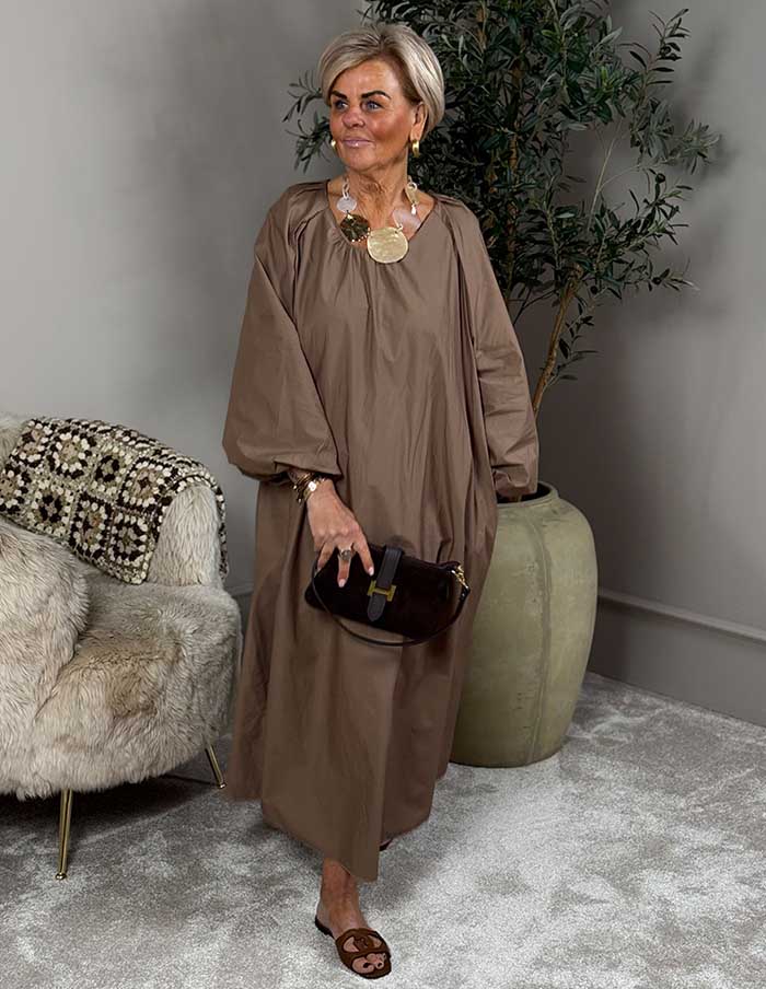 Jurk Mybell 90275 Taupe 