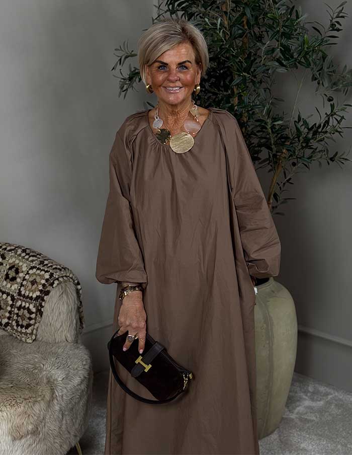Jurk Mybell 90275 Taupe 
