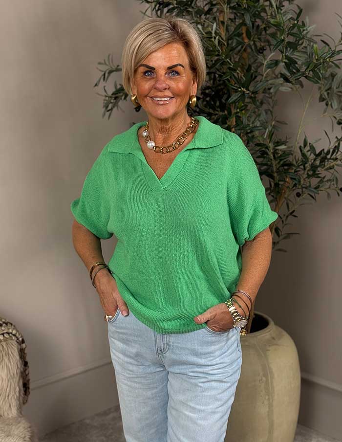 Top Polo Groen