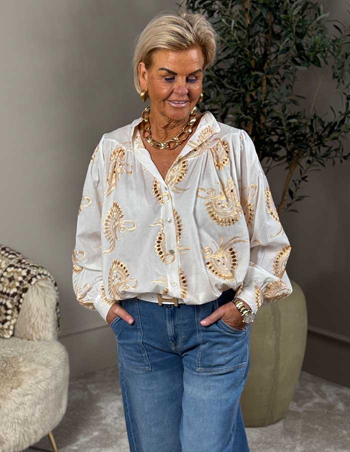Blouse Evy 3899 Goud