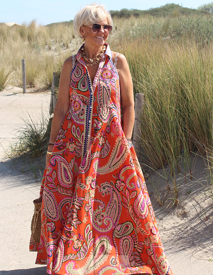 Jurk Alisha Oranje