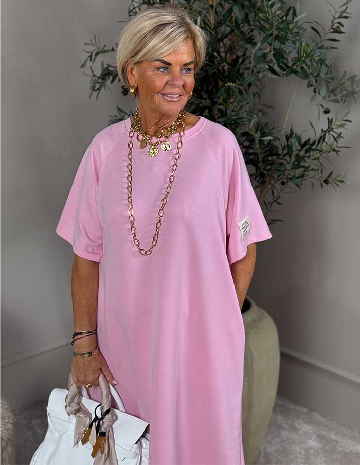 Jurk Perfect But 12588 Roze