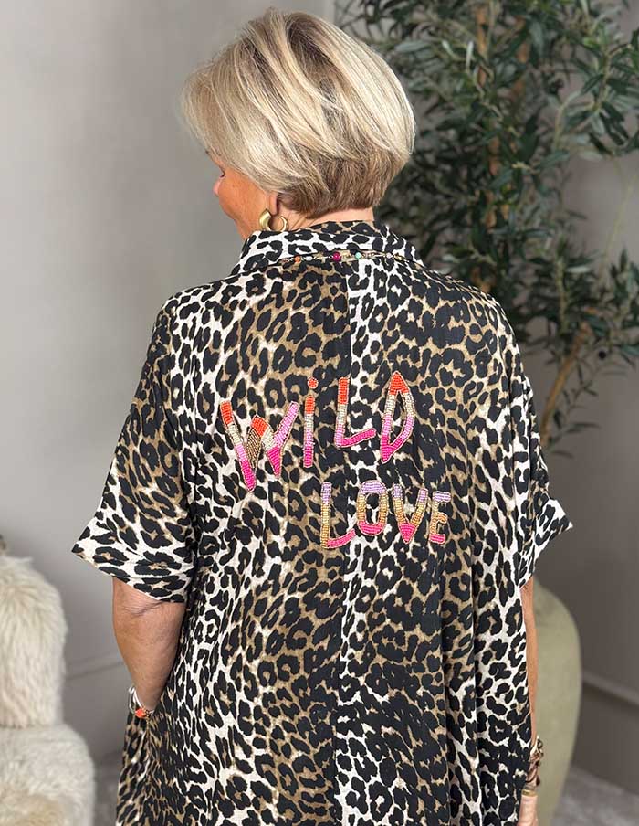 Jurk Ravage Leopard/Camel