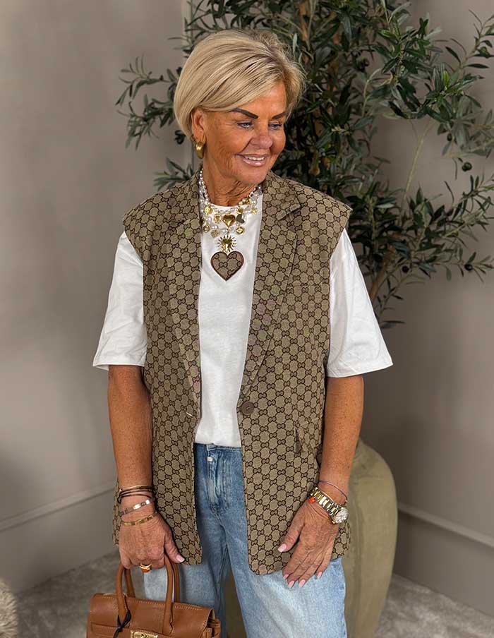 Gilet Love Brand 9859 Camel