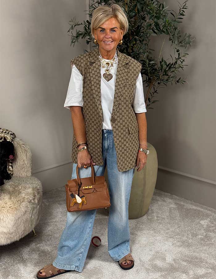 Gilet Love Brand 9859 Camel